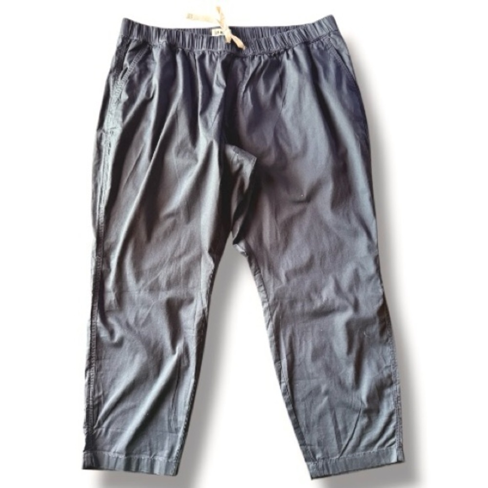 Pact Organic Cotton Twill Drawstring Pants Size XXXL in Storm Gray NWT - Picture 2 of 10